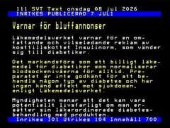 Varning för bluffannonser om diabetesmedicin
